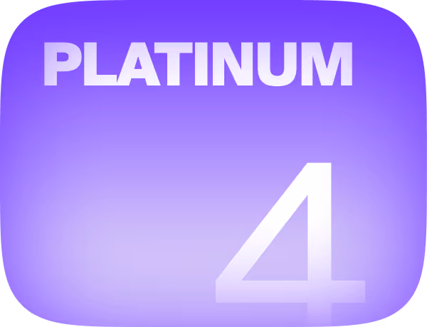 Platinum tier, level 4